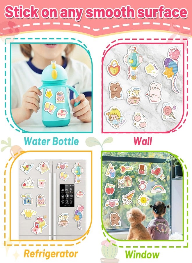 Oomloid Valentines Day Sticker Books for Kids, Valentines Gifts Reusable Sticker Books for Toddlers, Travel Acticities Crafts Birthday Gifts for Boys Girls Kids - Image 4